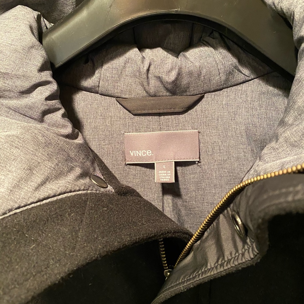 Vince Wool Toggle Jacket Large - image 2